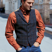 Men's Harris Tweed Waistcoat - Aird