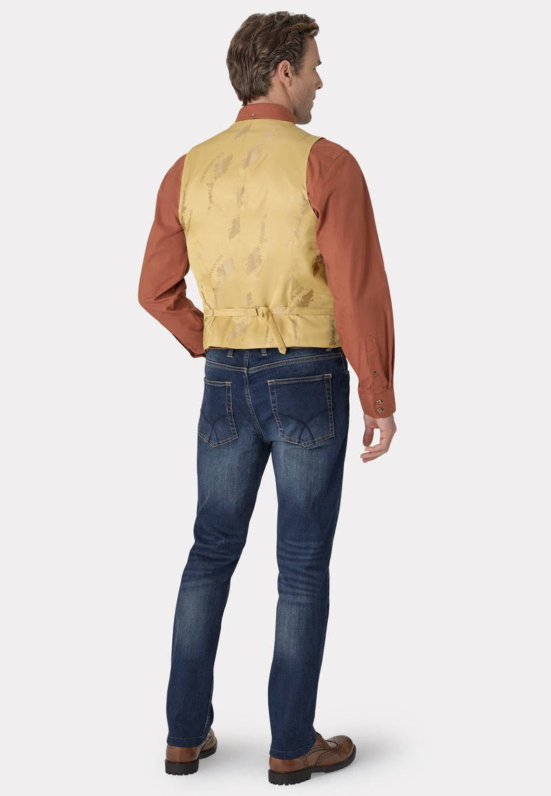 Men's Harris Tweed Waistcoat - Aird