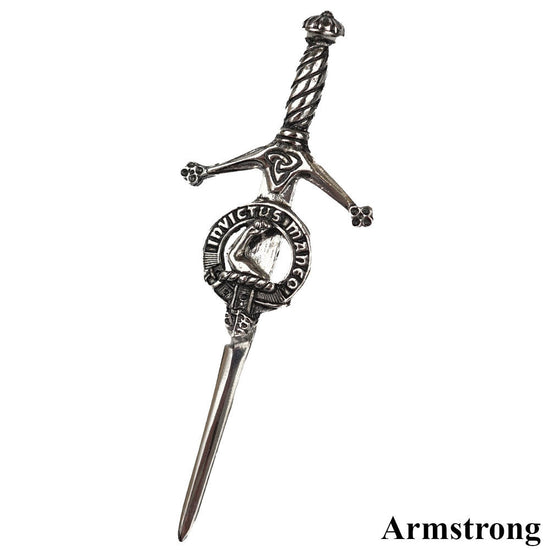 Clan Crest Kilt Pin - Armstrong