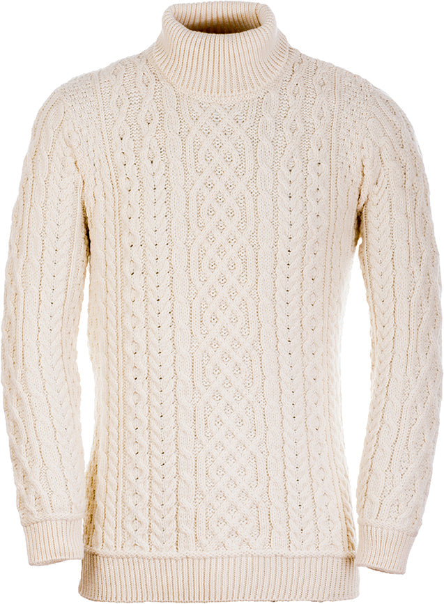 Ladies Supersoft Merino Wool Roll Neck Sweater by Aran Mills - 4 Colours