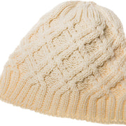 Men's Supersoft Merino Wool Cross Cable Hat by Aran Mills - 4 Colours
