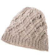 Men's Supersoft Merino Wool Cross Cable Hat by Aran Mills - 4 Colours