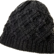 Men's Supersoft Merino Wool Cross Cable Hat by Aran Mills - 4 Colours