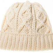 Men's Supersoft Merino Wool Zig-zag Cable Hat by Aran Mills - 5 Colours