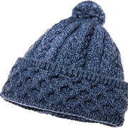 Men's Merino Wool Bobble Hat by Aran Mills - 4 Colours