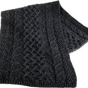 Ladies Supersoft Merino Wool Weave Design Scarf by Aran Mills - 5 Colours