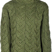 Women's Supersoft Merino Wool Chunky Cable Sweater by Aran Mills - 5 Colours