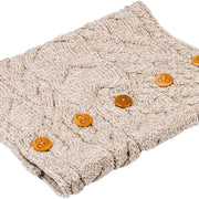 Ladies Supersoft Merino 5 Button Snood by Aran Mills - 5 Colours