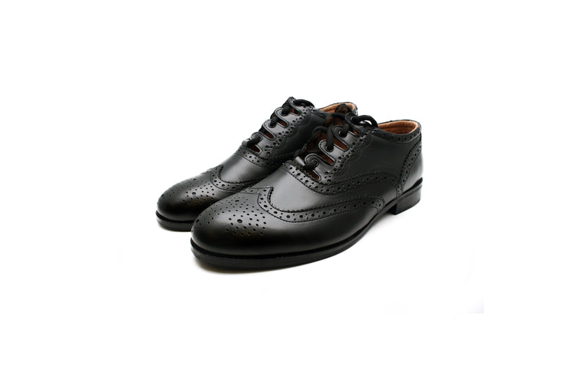 Exclusive Scotland Kilt Company Black Ghillie Brogues