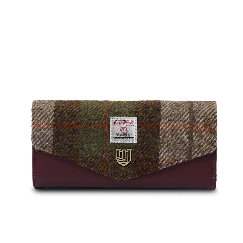 Large Clasp Purse With Islander Tartan Harris Tweed®