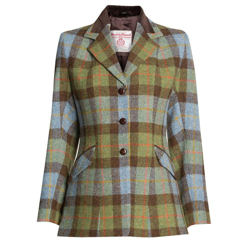 Harris tweed coat womens sales
