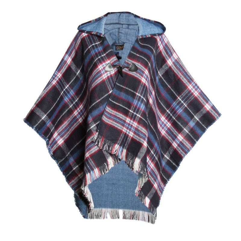 Ladies hooded poncho outlet