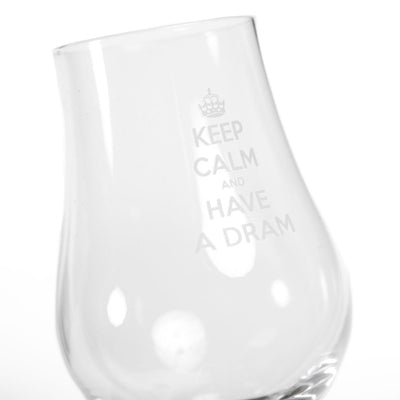 Glencairn Whisky Glass - Keep Calm Have a Dram