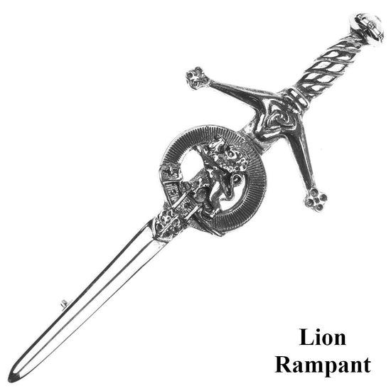 Clan Crest Kilt Pin - Lion Rampant