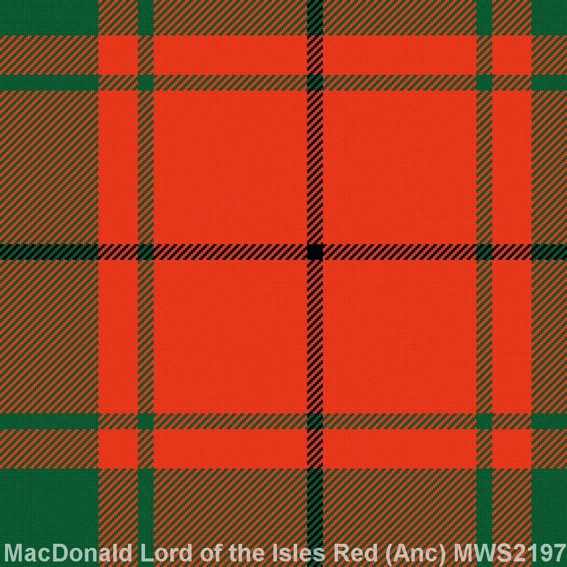 MacDonald Lord of the Isles Red Ancient