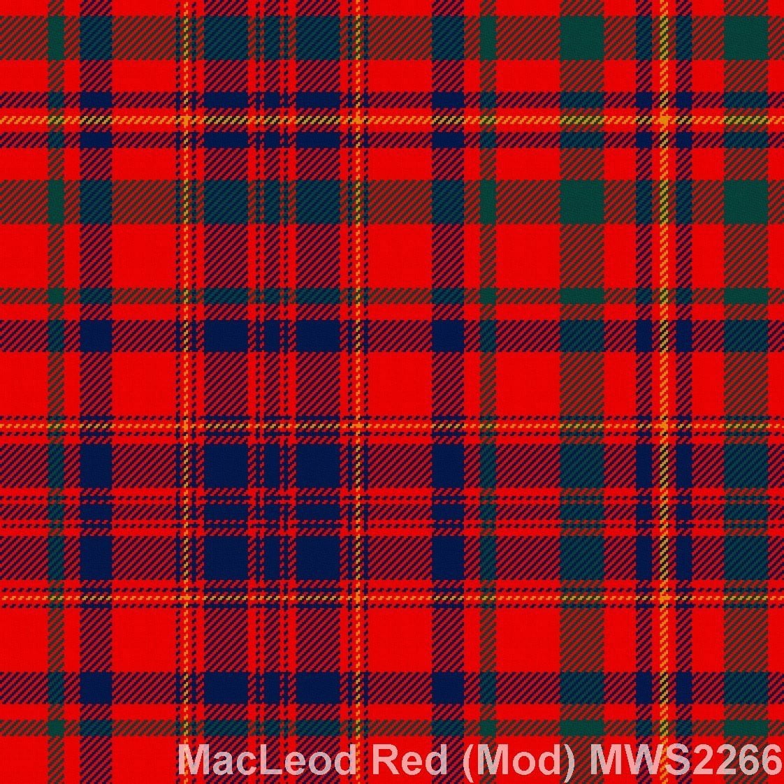 Macleoud MacLeod Red Modern | Scotland Kilt Co US