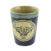 Stoneware Shot Cup - Highland Cow - 3 Colours