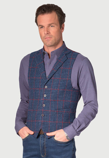 Men's Harris Tweed Waistcoat - Perth