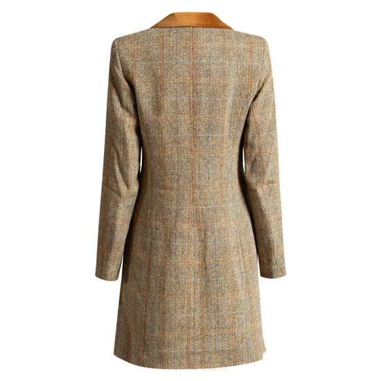 Harris tweed womens coat discount
