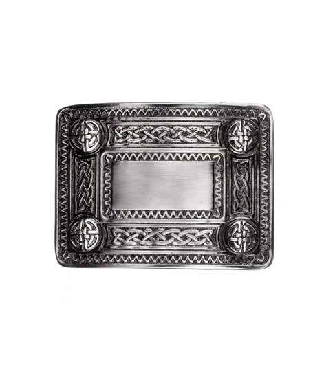 Celtic Knot Belt Buckle - Antique Finish