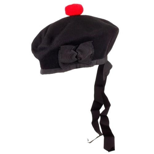 Black Balmoral Bonnet