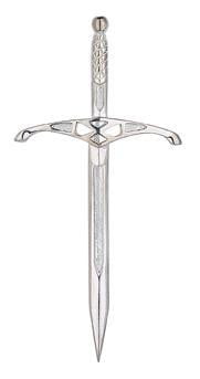 Sterling Silver Viking Long Sword Kilt Pin