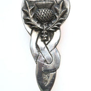 Large Thistle Design Kilt Pin