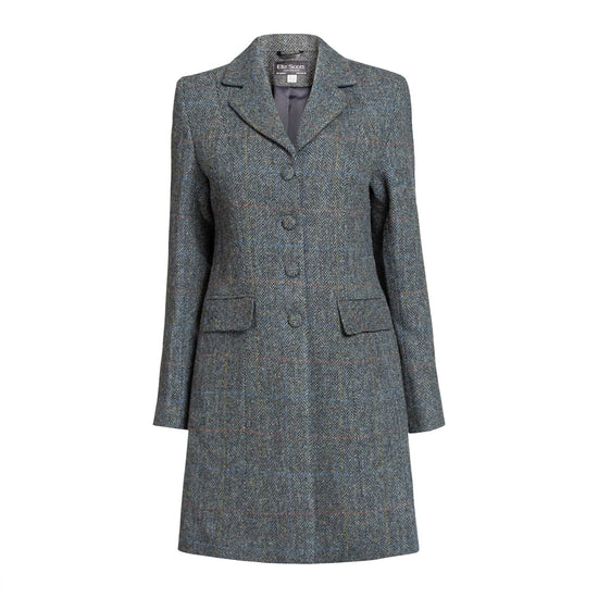 Grey tweed coat ladies top