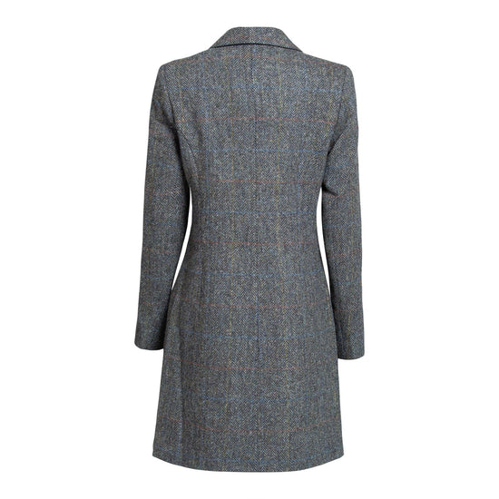 Women's Harris Tweed Jacket - Sophie - Grey Herringbone
