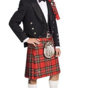 The Clansman Prince Charlie Jacket Full Dress Clan Crested Heavyweight Kilt Outfit