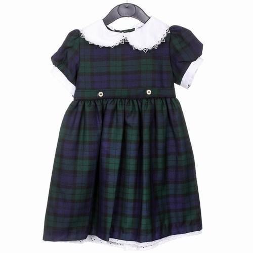 Girls Tartan Dress - Black Watch Girls Tartan Dress - Black Watch