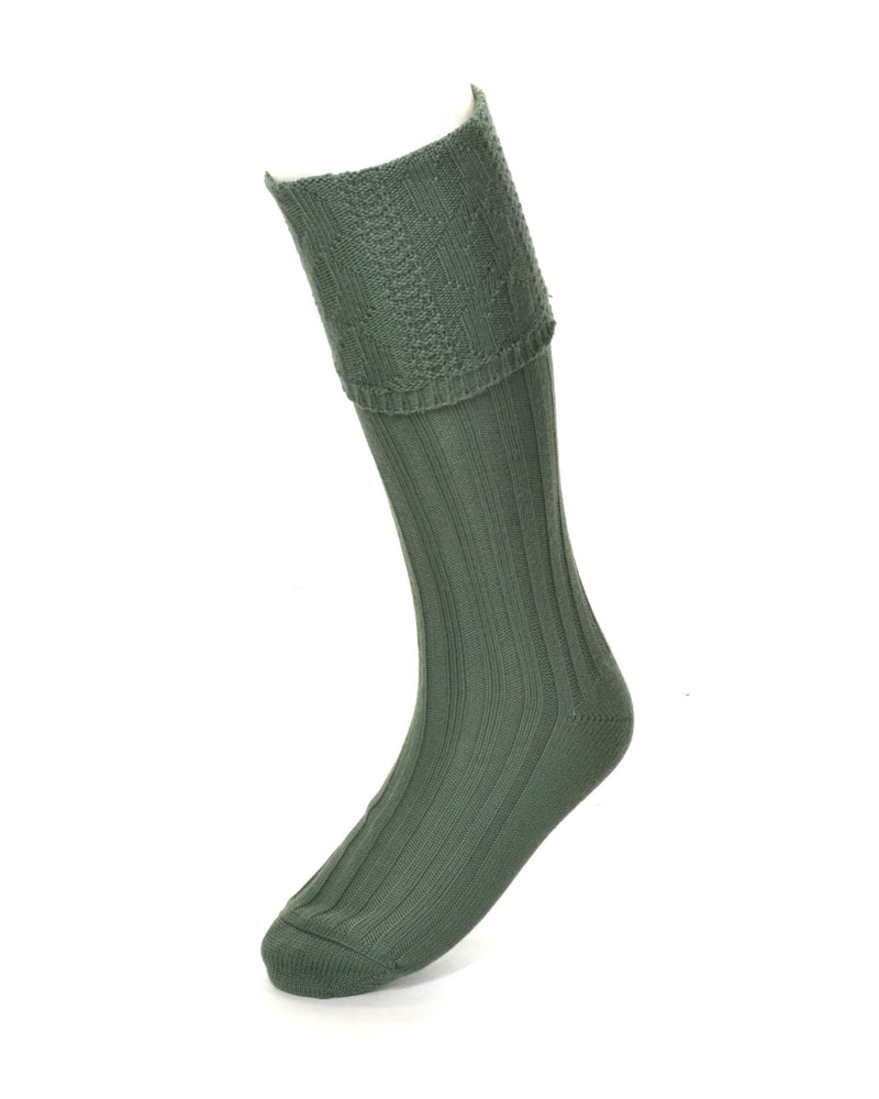 House of Cheviot Glenmore Hose - Ancient Green
