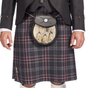 Men's 8 Yard Kilt Hebridean 100% Wool 13oz Mediumweight Tartan, Made To Order