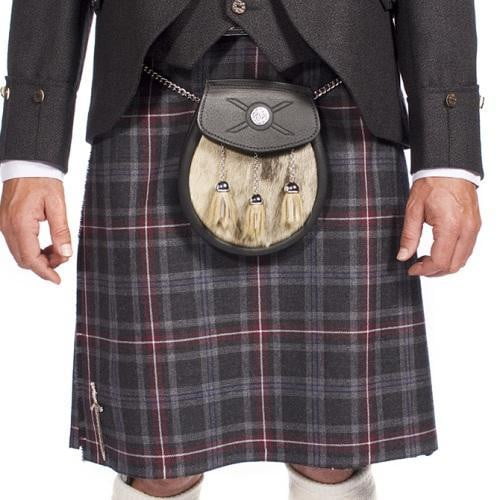 Men's 8 Yard Kilt Hebridean 100% Wool 13oz Mediumweight Tartan, Made To Order