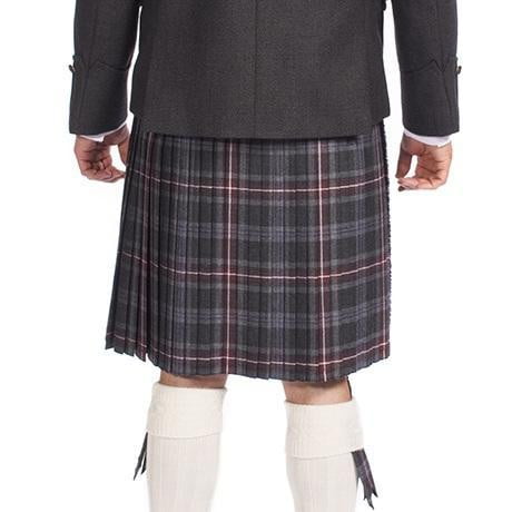 Men's 8 Yard Kilt Hebridean 100% Wool 13oz Mediumweight Tartan, Made To Order