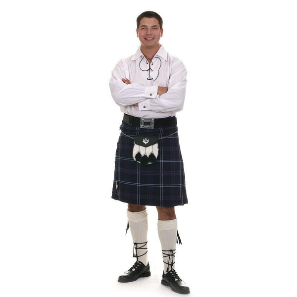Casual 8 Yard Kilt Outfit - 10 Piece Package