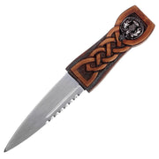 Wood Effect Clan Crest Sgian Dubh - Made to Order