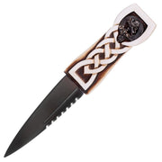 Ivory Effect Clan Crest Sgian Dubh - Made to Order
