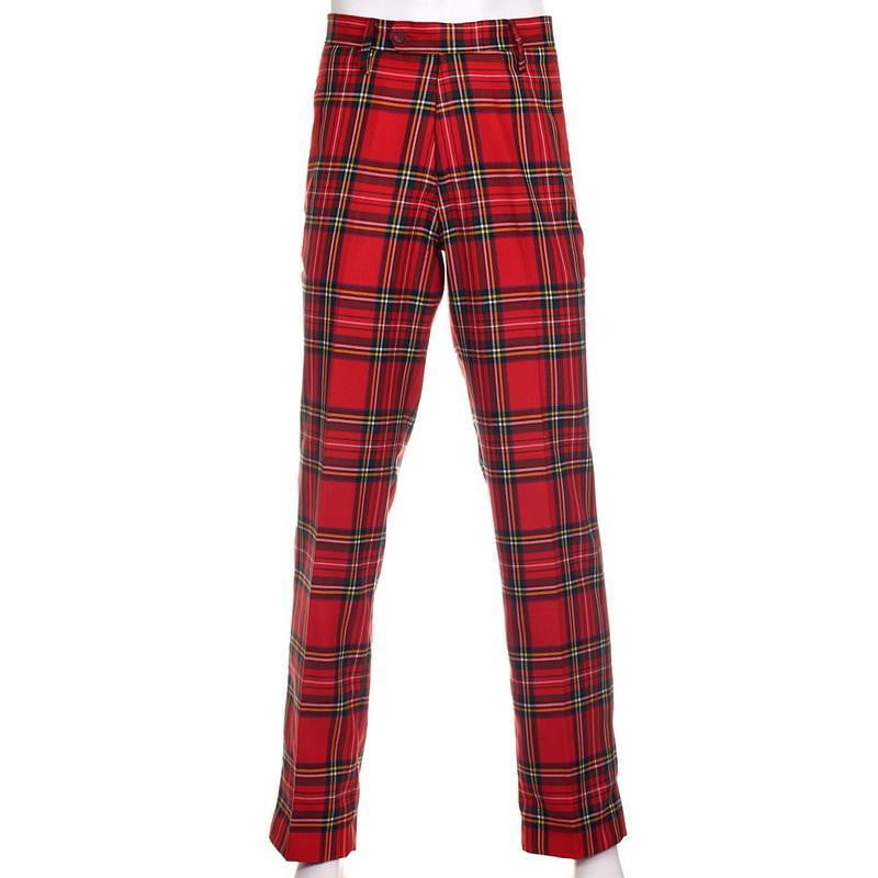 Instock Polyviscose Tartan Trousers Royal Stewart Scotland