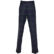 Instock Polyviscose Tartan Trousers - Black Watch