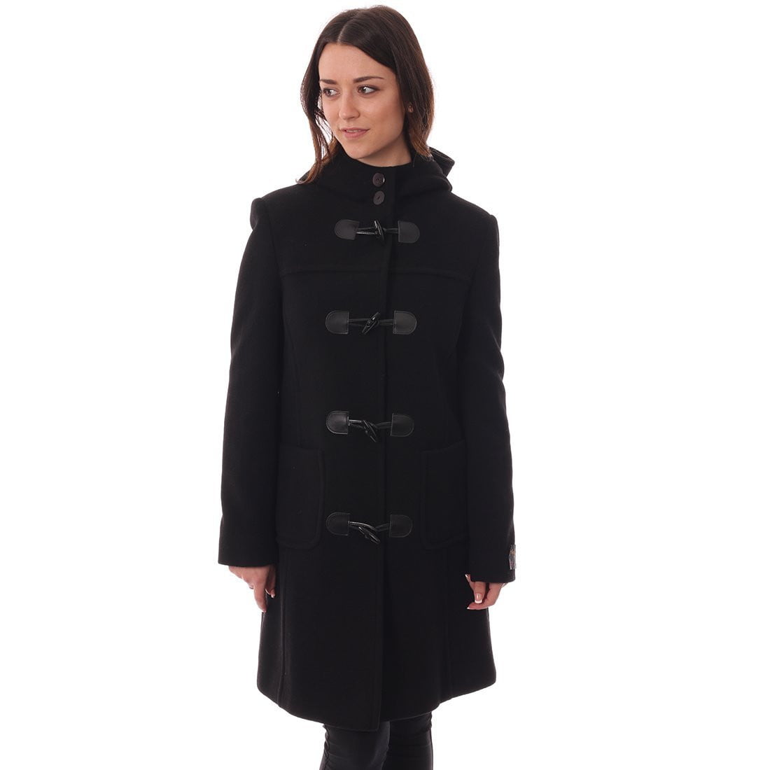 SUGARHILL CORDED DUFFLE COAT（BLACK） CORDED DUFFLE COAT – SUGARHILL TOKYO