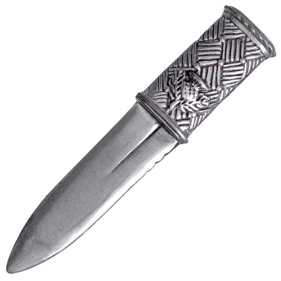 Pewter Thistle Dagger Kilt Pin
