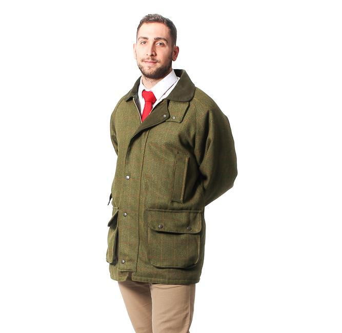 Walker and Hawkes Men's Derby Tweed Shooting Hunting Country Jacket X-Small  Dark Sage at  Men's Clothing store
