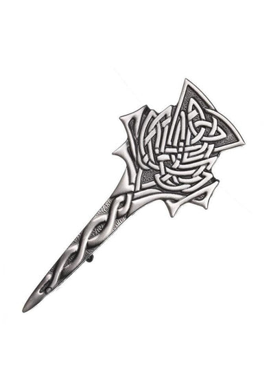 Highland Thistle Kilt Pin - Antique Finish