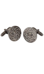 Black Chrome Celtic Cufflinks