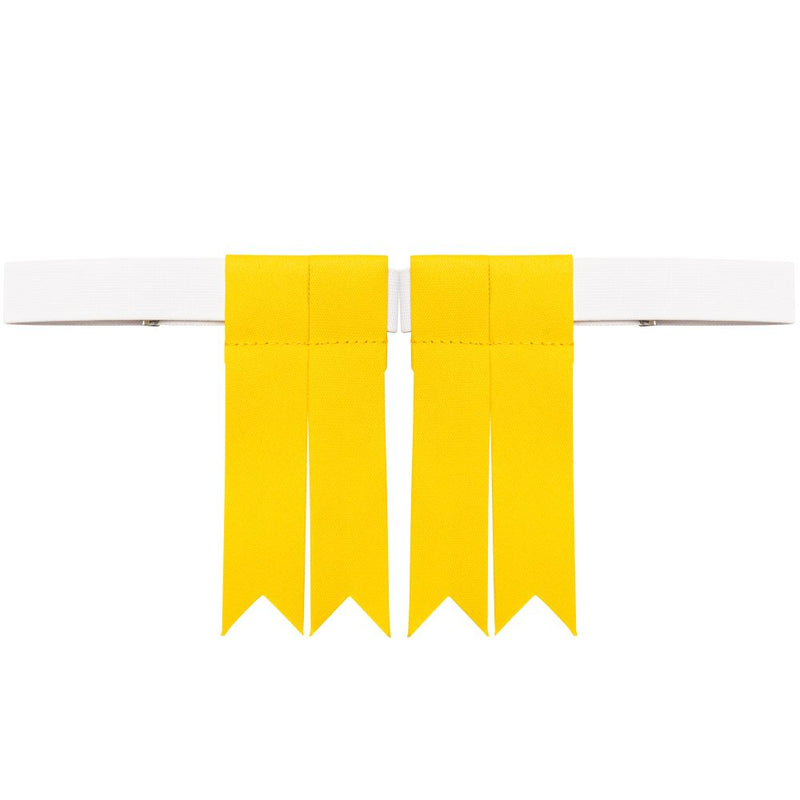 Acrylic Tartan Flashes - Plain Yellow