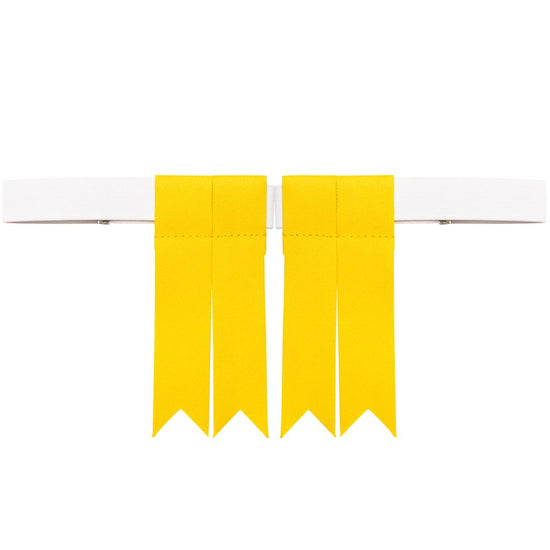 Acrylic Tartan Flashes - Plain Yellow