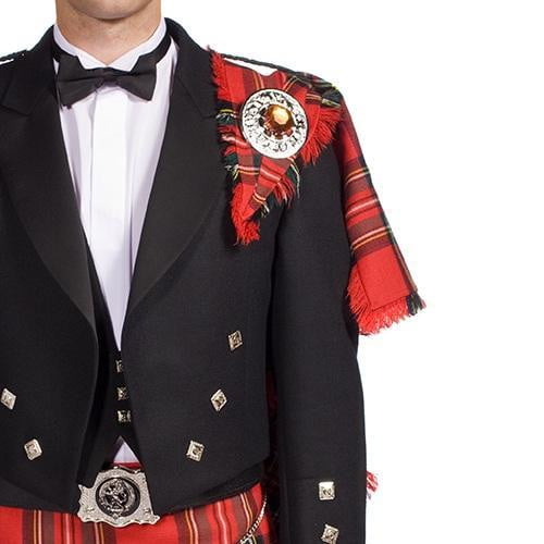 The Clansman Prince Charlie Jacket Full Dress Clan Crested Heavyweight