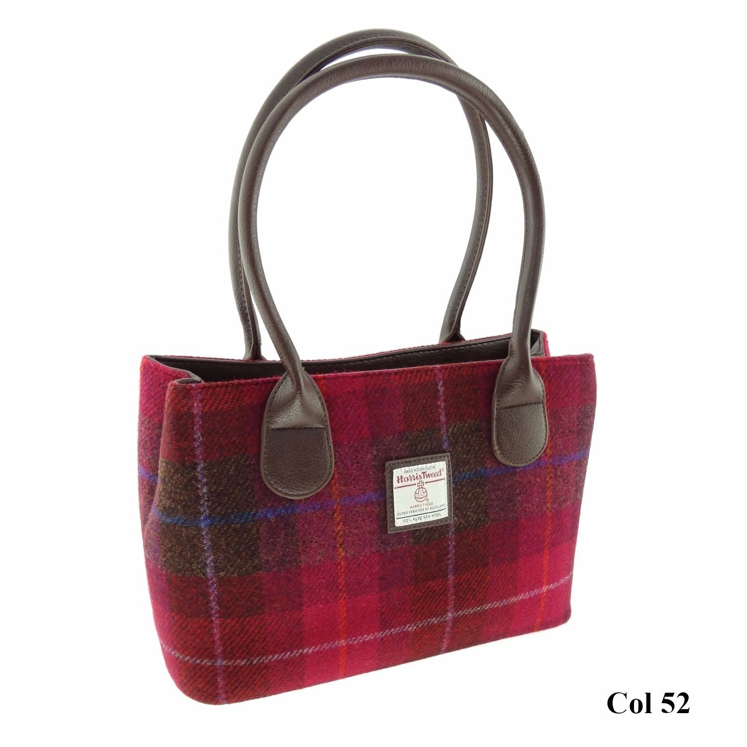 Harris Tweed Large Cassley Handbag - 6 Colours | Scotland Kilt Co US