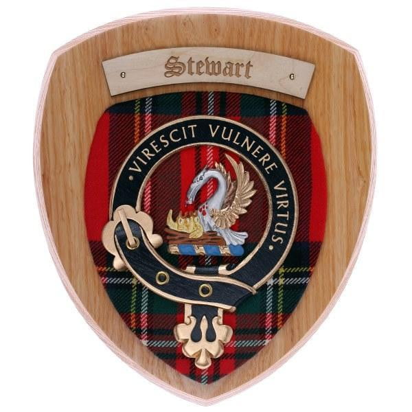 Woodcarver Clan Wall Plaque Scotland Kilt Co US